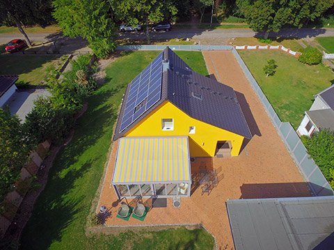 Ferienhaus mit Wintergarten